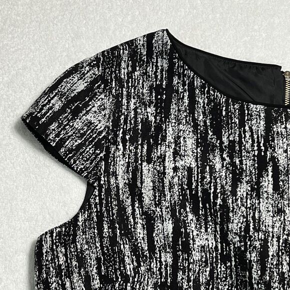 Tahari Arthur S. Levine Sheath Dress Women's 12  Black Multicolored Abstract - Picture 15 of 17